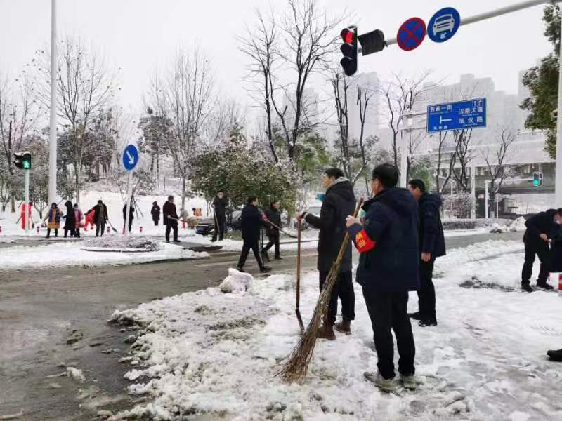 感謝這群雪中逆行者！武漢分公司加油！